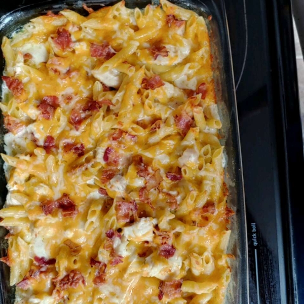 Chicken-Bacon-Ranch Pasta Bake