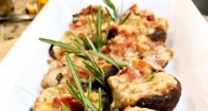 Bacon Rosemary Stuffed Mushrooms