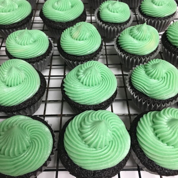 Chocolate Guinness® Cupcakes with Irish Cream Frosting