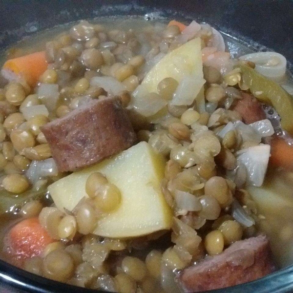 Sopa de Lentejas (Andalucian Lentil Soup)