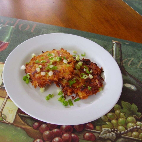 Kicked-Up Potato Pancakes