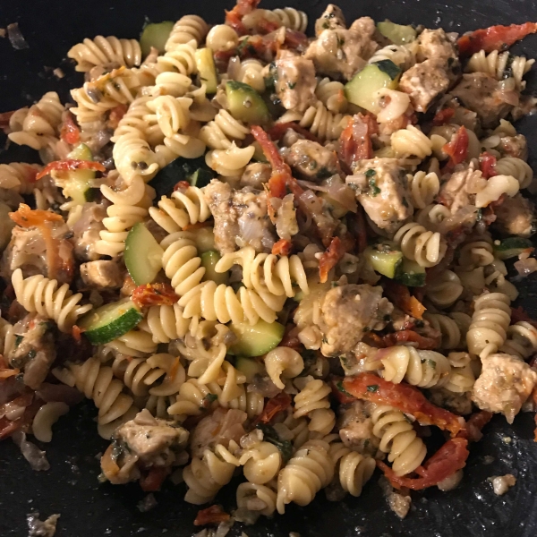 Italian Stir-Fried Pork & Pasta