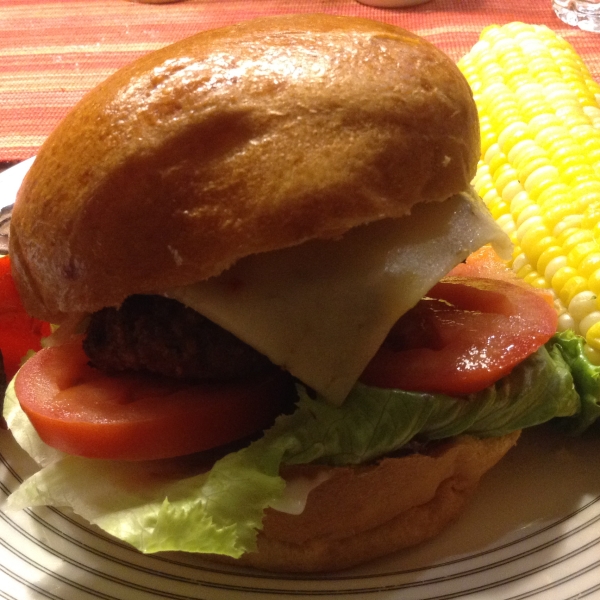 Grilled Bison Burgers