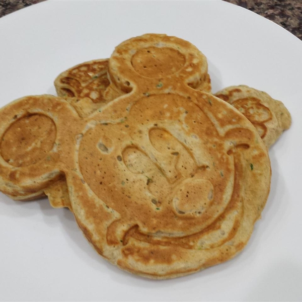 Zucchini Oatmeal Waffles