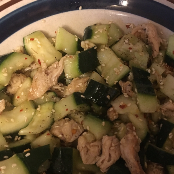 Smashed Cucumber Salad