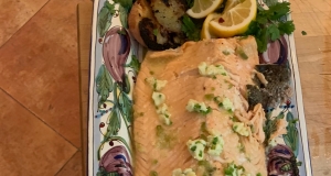 Grilled Salmon with Habanero-Lime Butter