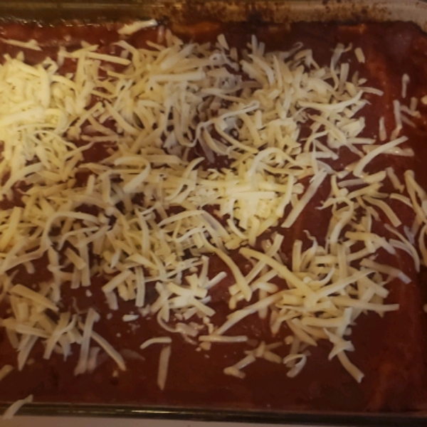 Spinach Manicotti with Italian Sausage