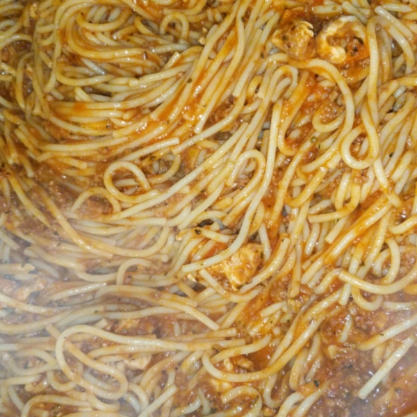 Chicken and Sausage with Bowties