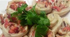 Bacon and Smoked Salmon Pinwheels