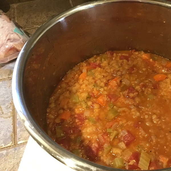 Instant Pot® Vegan Lentil Soup