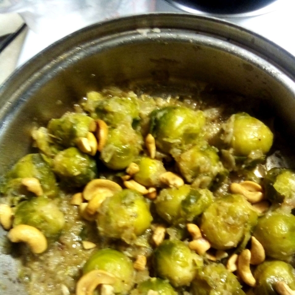 Skillet-Braised Brussels Sprouts