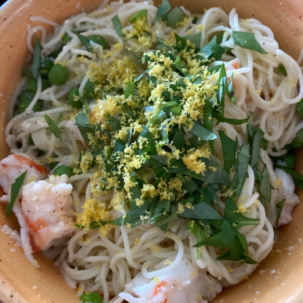 Last-Minute Lemon Spaghetti and Shrimp