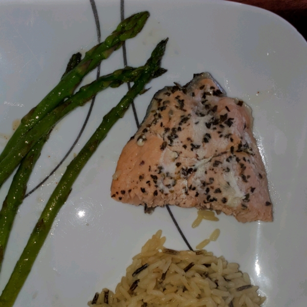 Parchment Baked Salmon