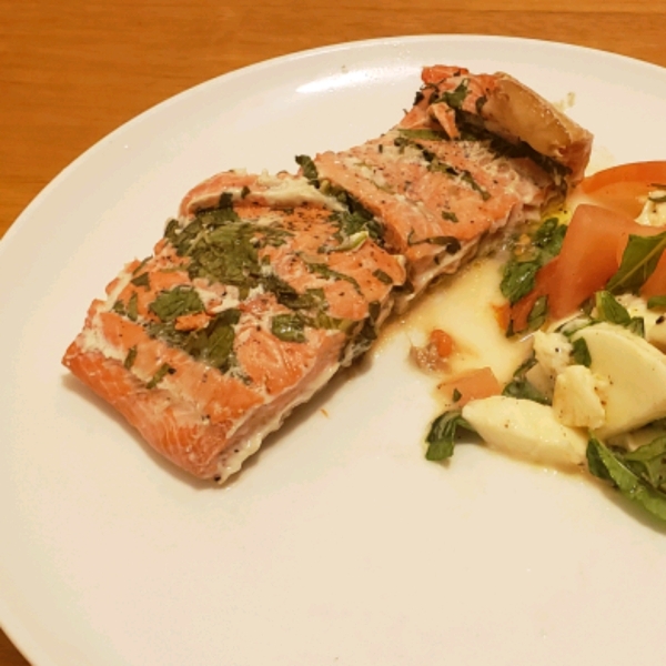 Parchment Baked Salmon