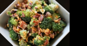 Martie's Broccoli Salad with Bacon and Cheese