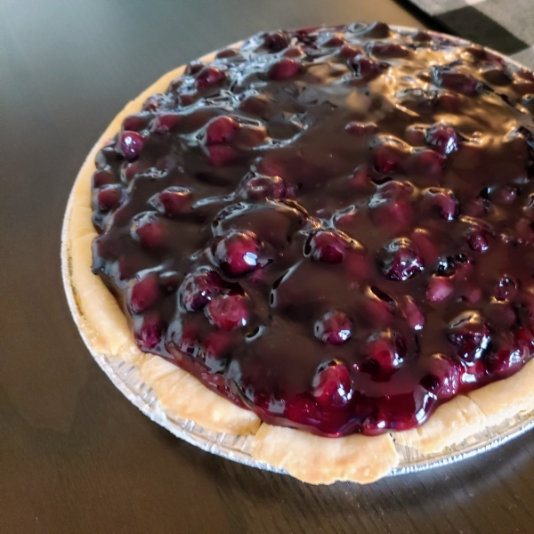 Grandma's Blueberry Cream Pie