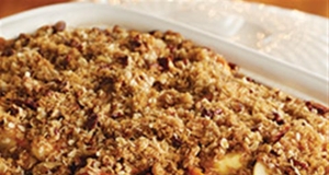 Glazed Apples and Sweet Potatoes with Pecan Streusel Topping