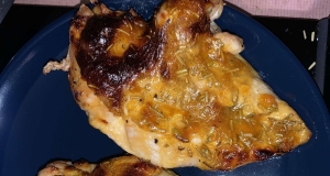 Air Fryer Apricot-Glazed Chicken Breasts