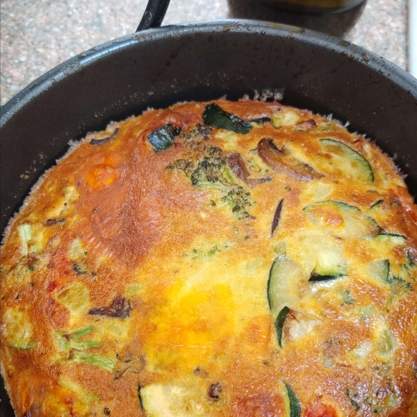 Air Fryer Chile-Cheese Frittata