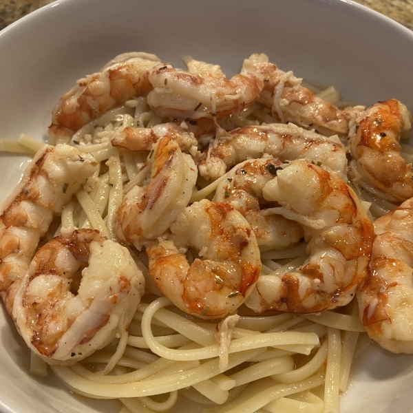 Herbed Shrimp Scampi in a Pouch