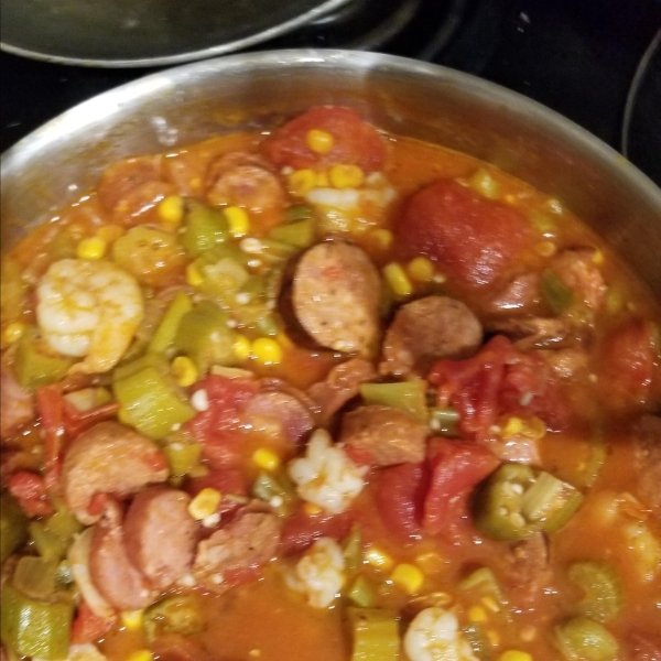 Hearty Creole Okra and Tomatoes