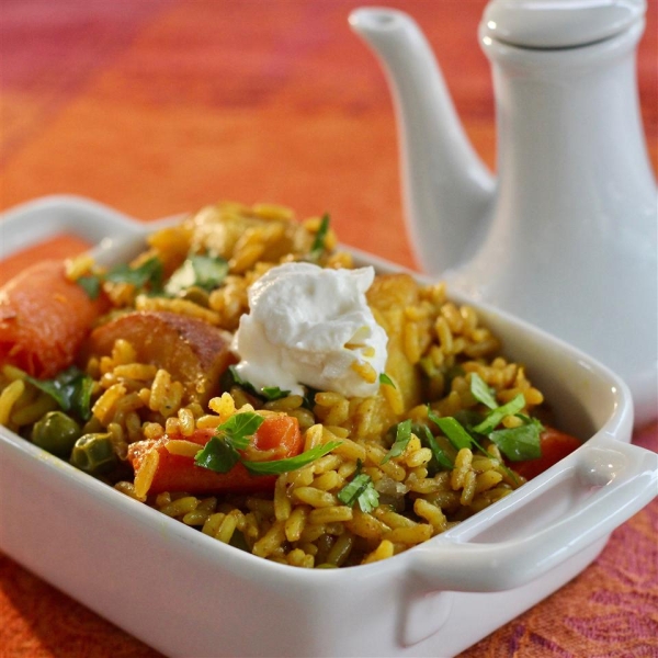 Vegetable Biryani (Tehri)