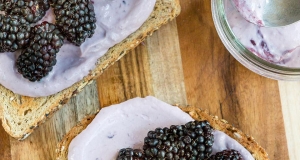 Toasts with Double Blackberries