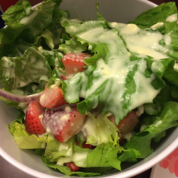 Chelsey's Strawberry Salad with Poppy Seed Dressing