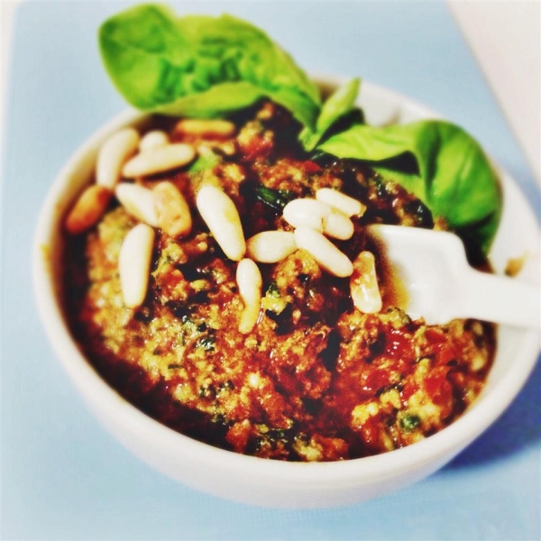 Vegan Sun-Dried Tomato Pesto