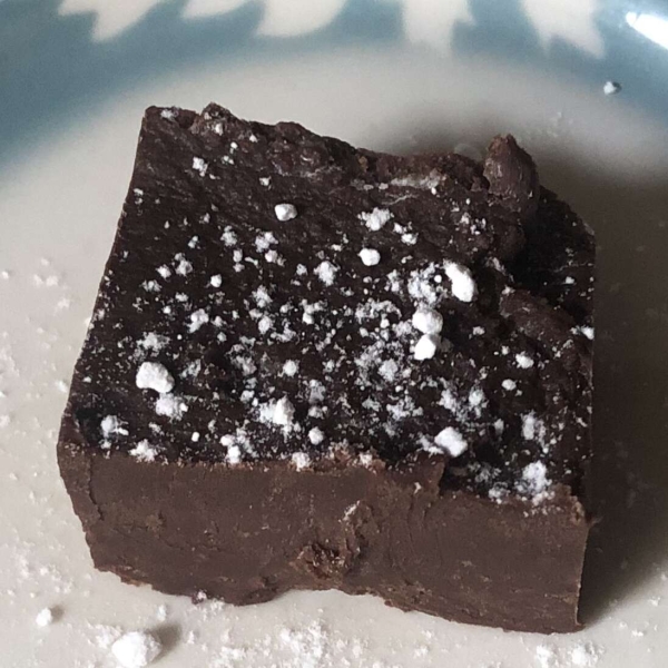 Dark Chocolate Peppermint Fudge