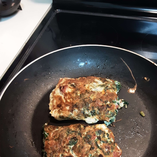 Spinach Mushroom Omelet