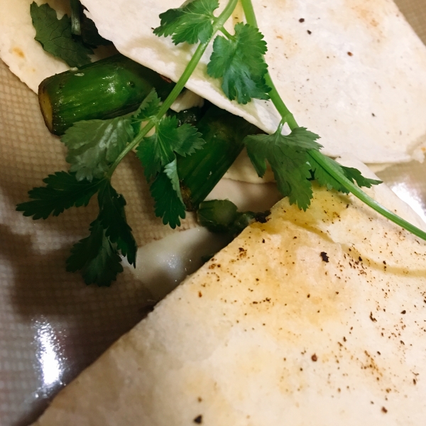 Asparagus and Goat Cheese Quesadillas