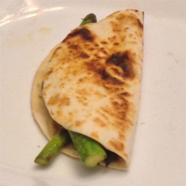 Asparagus and Goat Cheese Quesadillas