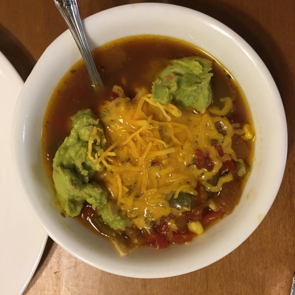 Vegetarian Tortilla Soup