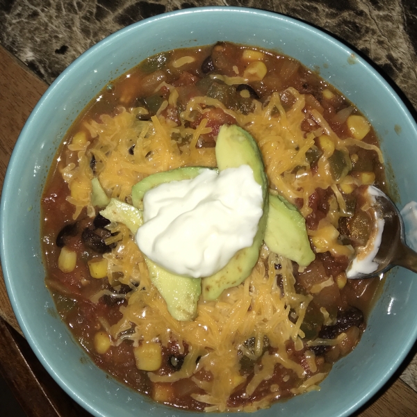 Vegetarian Tortilla Soup