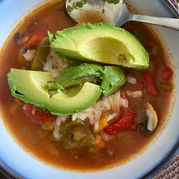 Vegetarian Tortilla Soup