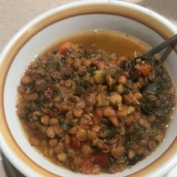 Winter Lentil Vegetable Soup