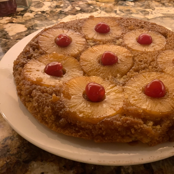 Pineapple Upside-Down Cake (Gluten Free)