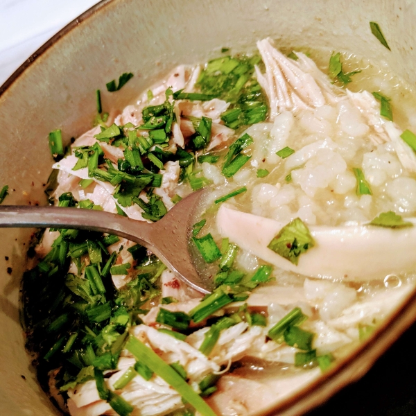 Vietnamese Chicken and Long-Grain Rice Congee