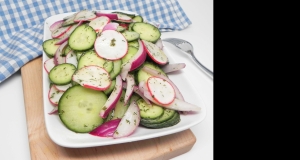 Simple Mediterranean Cucumber Salad