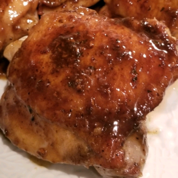 Garlic-Brown Sugar Chicken Thighs