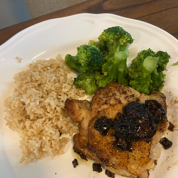 Garlic-Brown Sugar Chicken Thighs