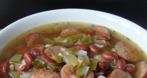 Slow Cooker Red Beans and Rice Soup