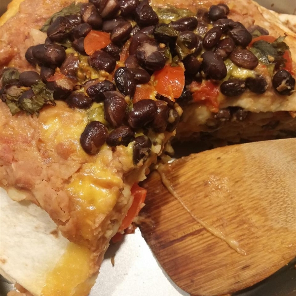 Seven Layer Tortilla Pie