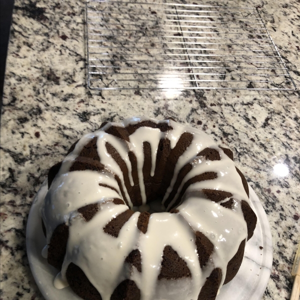 Double Chocolate Brownie Cake