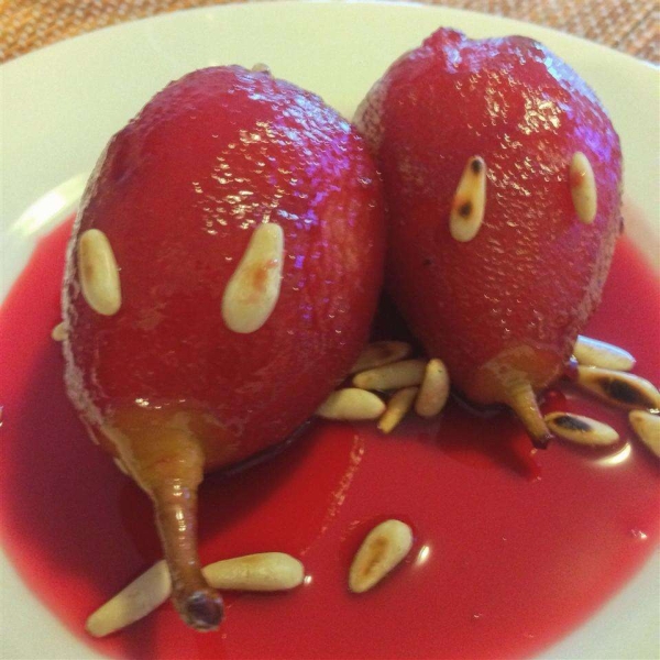 French Orange Poached Pears (Poire Avec Orange)