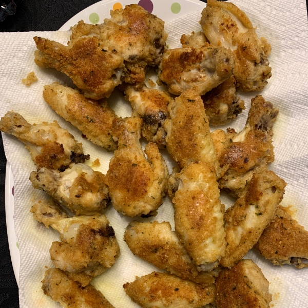 Oven Fried Chicken Wings