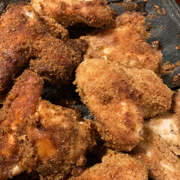 Oven Fried Chicken Wings