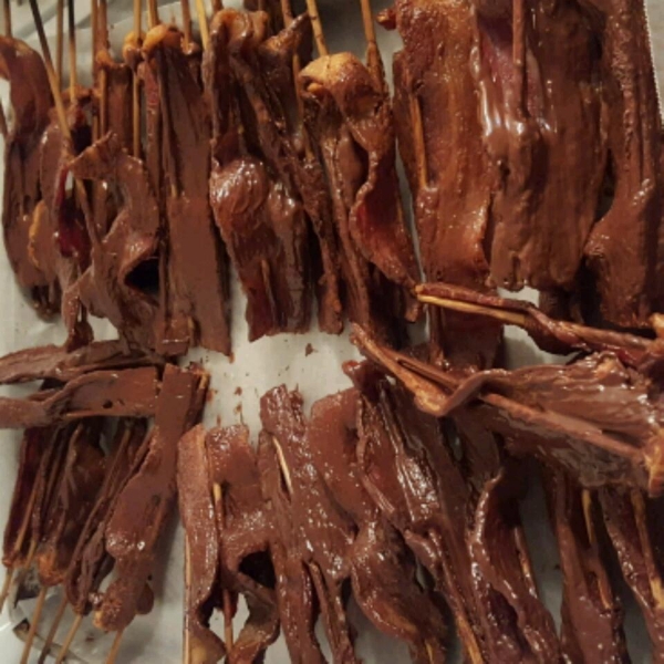 Chocolate Covered Bacon Strips