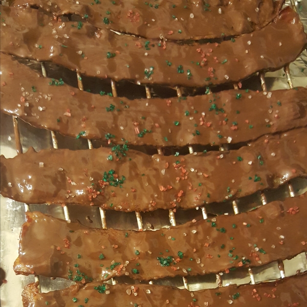 Chocolate Covered Bacon Strips